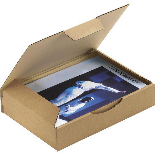 Actual product image Rajapack Raja shipping box 1-wall cardboard 170 (W) x 50 (D) x 240 (H) mm Brown (50 pcs.)