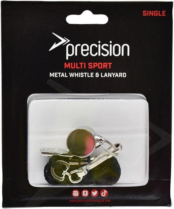 Precision Metal whistle and lanyard