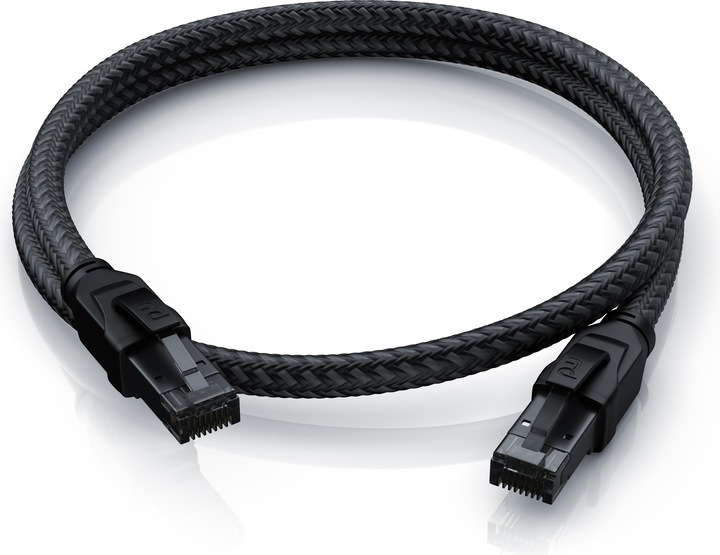 Actual product image Primewire Network cable CAT.8, RJ-45, Ethernet, patch cable CAT 8, Gigabit Ethernet 40 Gbit/s S/FTP LAN cable (S/FTP, CAT8.1, 15 m)