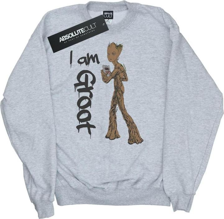 Image du produit - Sweat AVENGERS INFINITY WAR GRAFFITI GROOT - Garçon (140, 146)