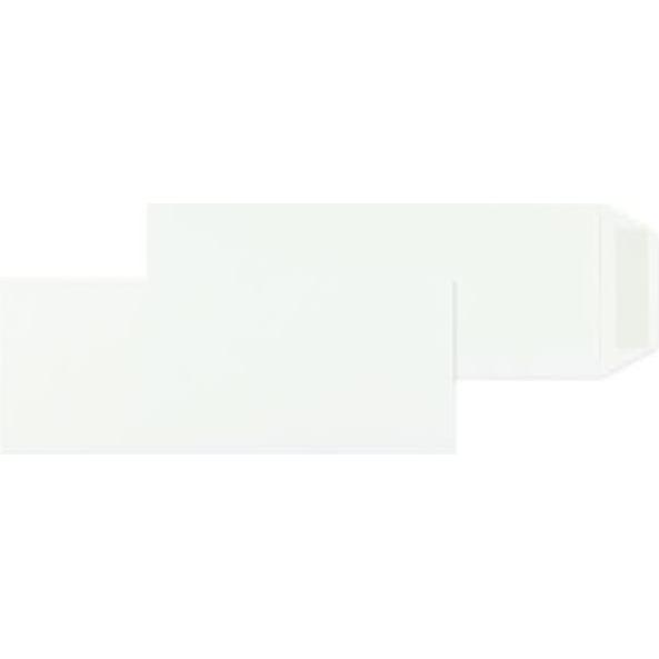 Blanke, Versandtasche + Luftpolstertasche, Versandtaschen 125x324mm 100g/qm haftklebend VE=100 Stück weiss (100 x)
