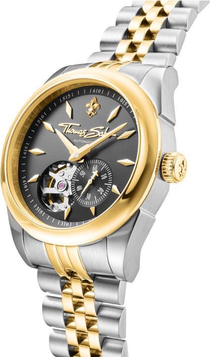 Image du produit Thomas Sabo WA0415-291-203 Unisex Automatik mit Lilienemblem 36mm 5ATM (Montre analogique, 36 mm)