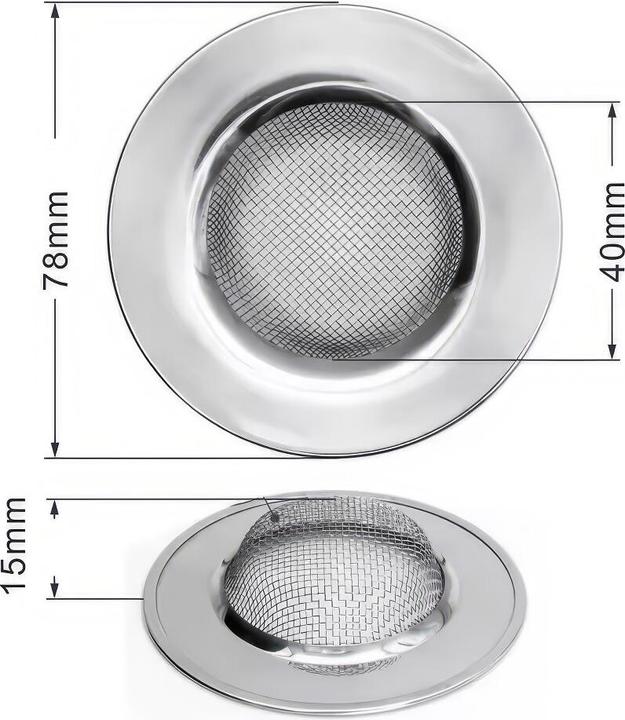 Produktbild Trendart Abfluss-Sieb Haarfangsieb XB-Edelstahl