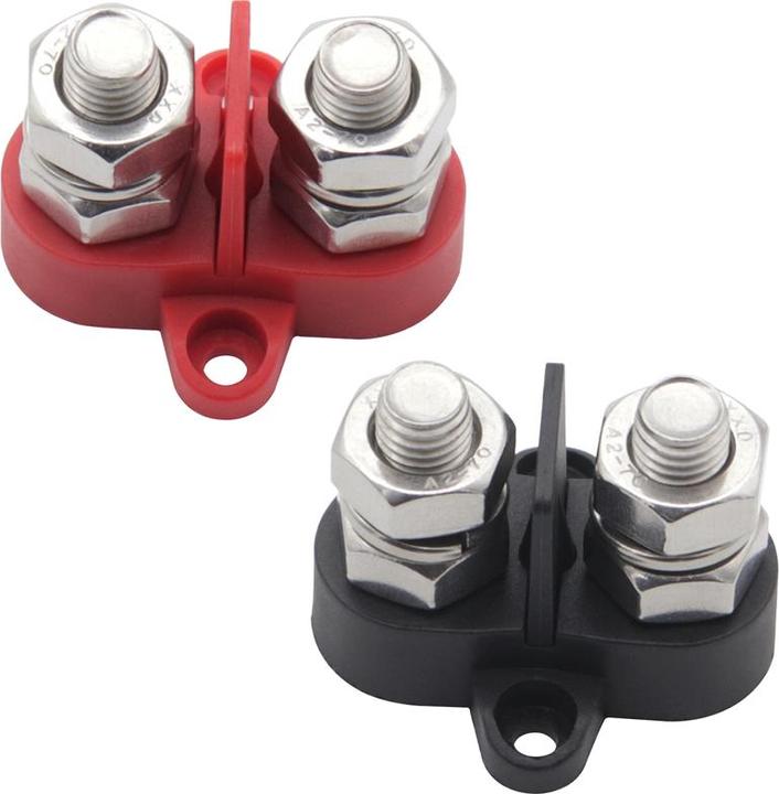 Produktbild Offgridtec Dual Terminal Stud / 2-fach Schraubanschluss mit entfernbarer Isolationsplatte 2 x M10 (3/8")