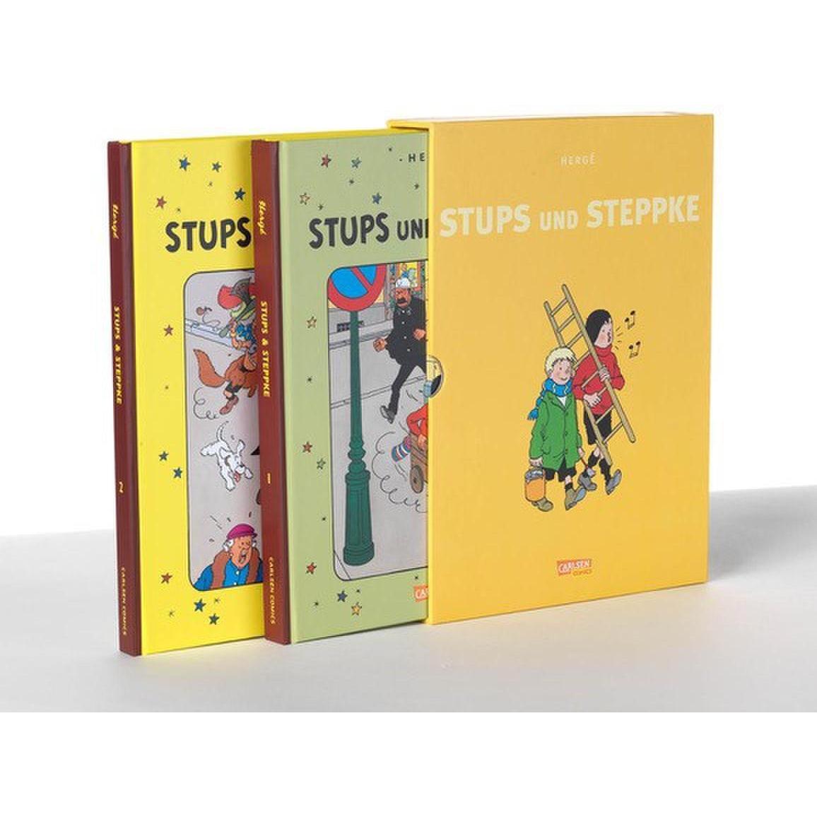 Stups und Steppke, Band 1 und 2 im Schuber, Belletristik von Hergé
