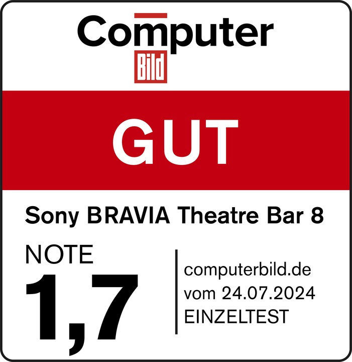 Immagine prodotto Sony Bravia Theatre Bar 8 (60 W, 11.0 Canale)
