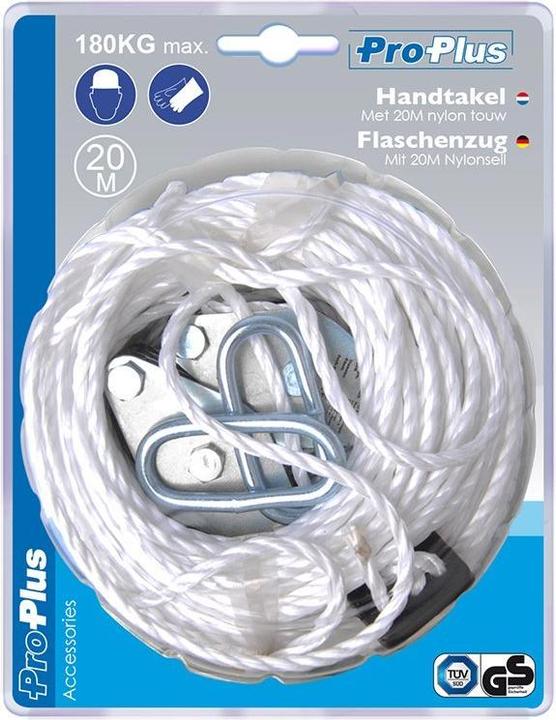 Immagine prodotto ProPlus Carrucola con corda di nylon