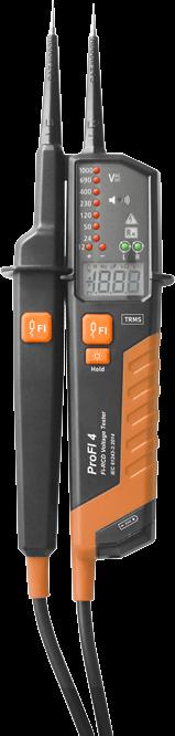 Actual product image Elbro Voltage tester AC/DC and FI - TRMS (CAT IV 600V, CAT III 1000V)