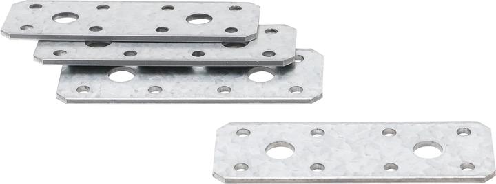 Productafbeelding BGS Platte connector | 100 x 35 x 2 mm | 4 stuks. (Platte connector, 4 Pcs.)
