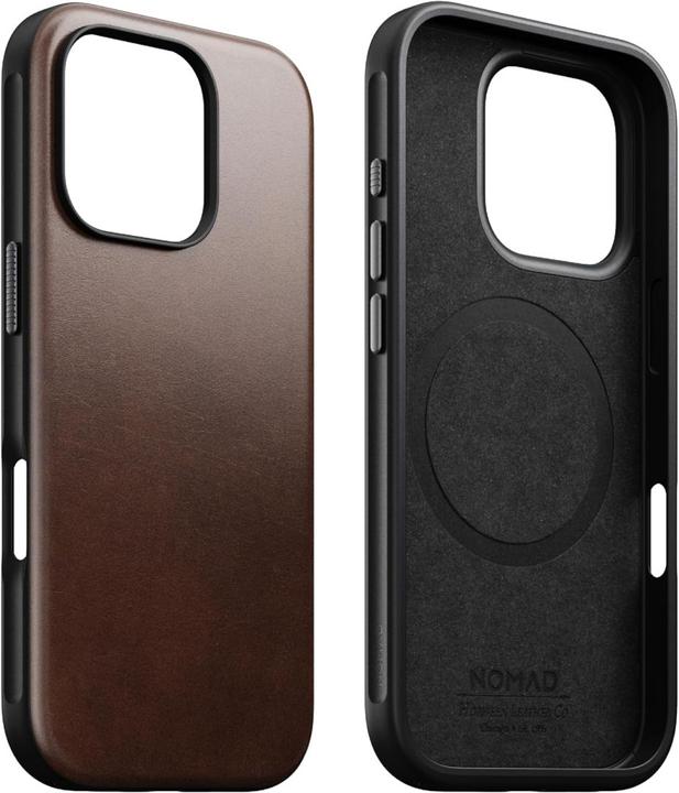Produktbild Nomad iPhone 16 Pro Max MagSafe Hülle aus Leder (Apple iPhone 16 Pro Max)