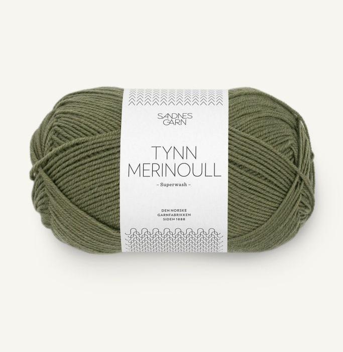 Actual product image Sandnes Garn col. 9062 olive green approx. 175 m 50 g (175 m)