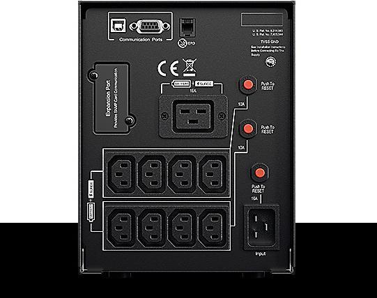 Produktbild Cyberpower PR3000ELCDSL 3000VA/2700W 36M Garantie Vorab Austauschservice deutsche Software VMWARE ready deut... (3000 VA, 2700 W, Line-Interaktiv USV)
