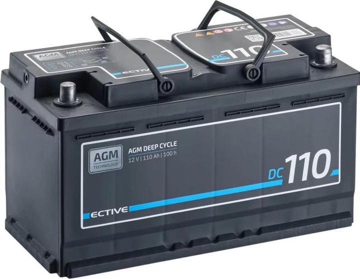 Image du produit Ective DC 110 AGM Deep Cycle 110Ah Versorgungsbatterie (12 V, 110 Ah)