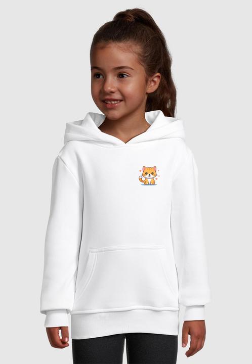 Produktbild Merchcode Kids Cute Cat - Basic Hoody - 184763 (158, 164)
