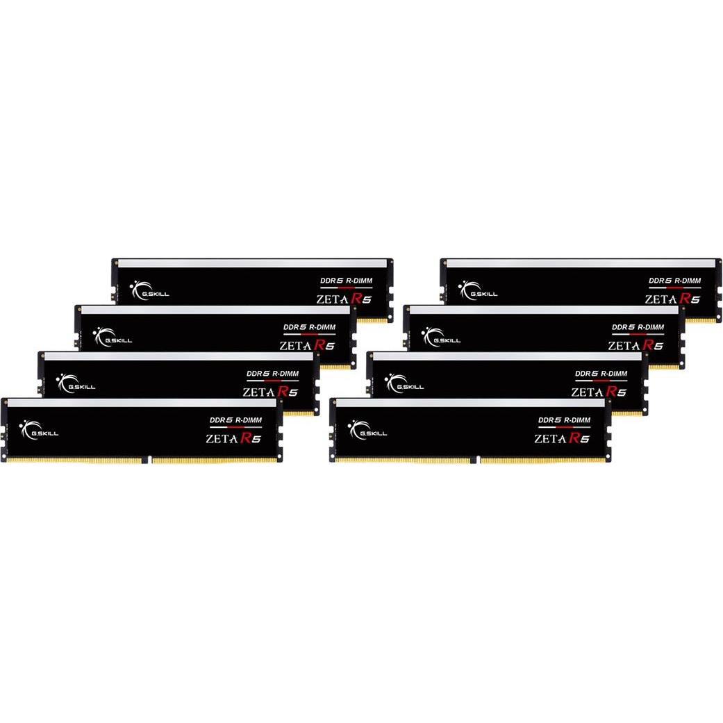 Thumbnail - G.Skill D5128GB 6400-32 ZETA R5 K8 GSK F5-6400R3239G16GE8-ZR5K (8 x 16GB, 6400 MHz, DDR5-RAM, DIMM), RAM, Schwarz