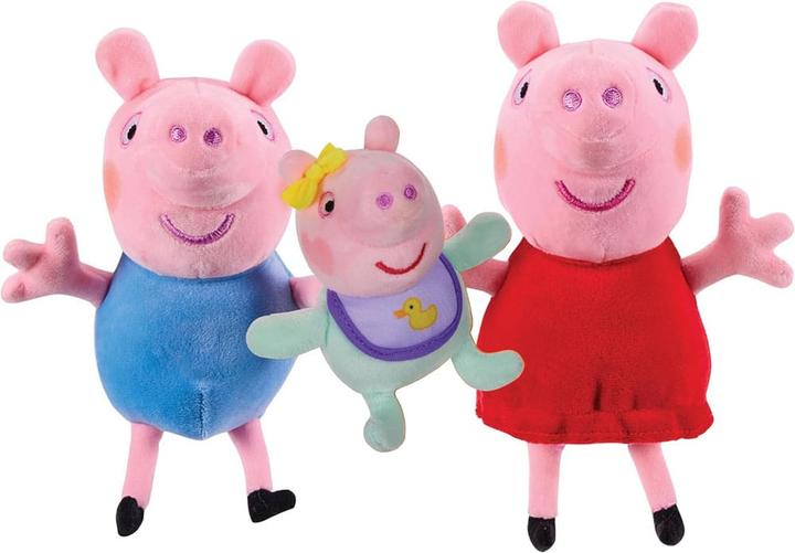 Produktbild Character Peppa Pig Plüschfiguren 3er Pack (19.20 cm)