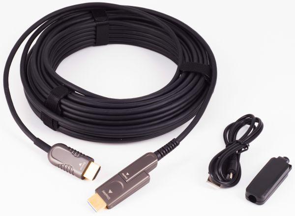 Actual product image Shiverpeaks S/CONN maximum connectivity HDMI connection cable-Optical HDMI installation cable set, 4K, 7.5m (7.50 m, HDMI, 2.0)