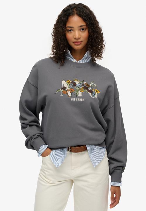 Image du produit Superdry Sweat ras du cou oversize Night Garden (XL)