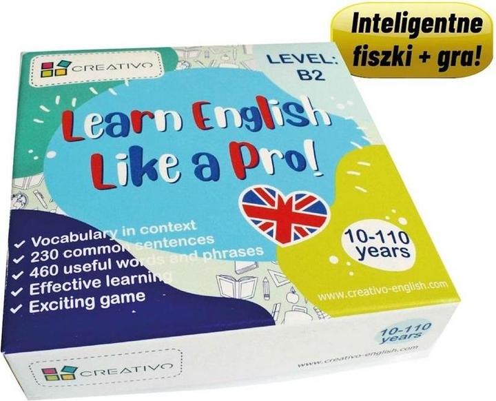 Creative Lerne Englisch wie ein Profi mit Karteikarten + Spiel B2 (Inglese)