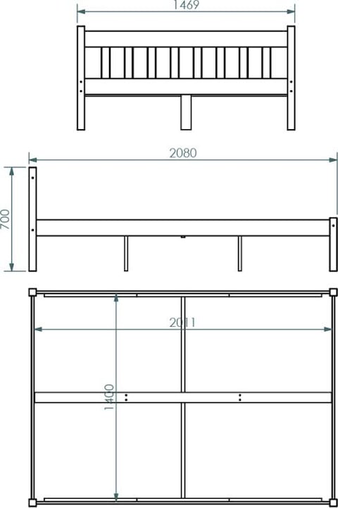 Produktbild Inter Link Vilmar (140 x 200 cm)