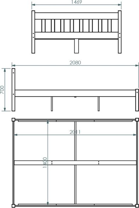 Actual product image Inter Link Vilmar (140 x 200)