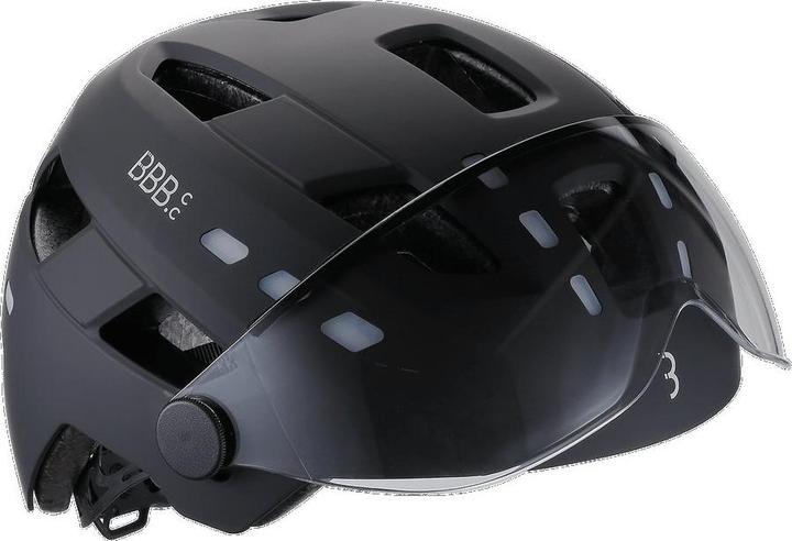 Actual product image BBB Helmet District LED Faceshield unisize (54 - 60 cm)