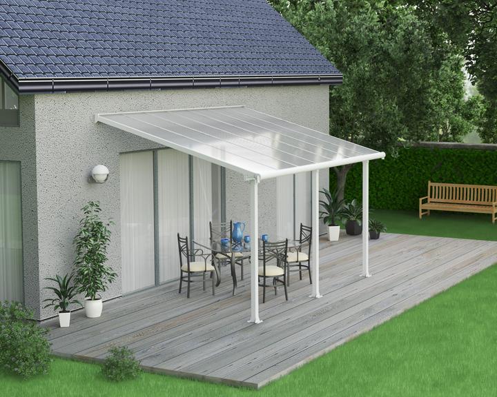 Actual product image Palram Canopia Olympia 3x4.2 patio roof 425 x 295 cm white