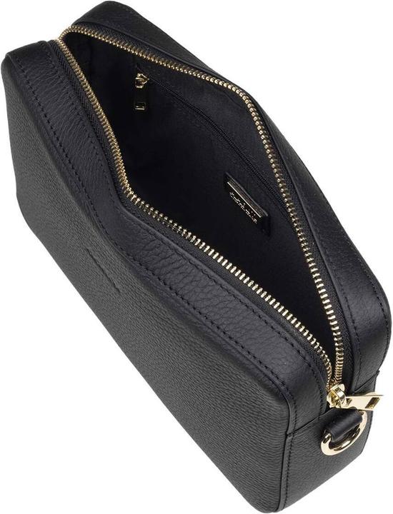 Actual product image Aarni Large Crossbody Bag, black/gold