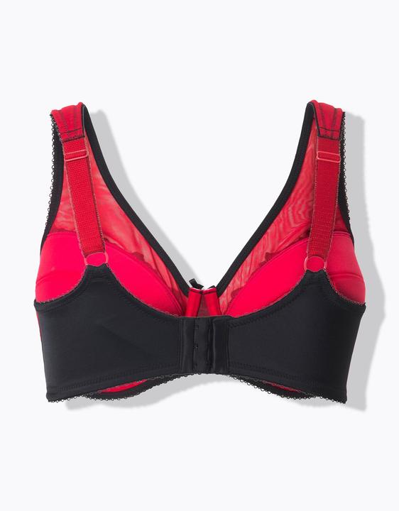 Actual product image Ulla Popken Floral Embroidered Underwire Bra (Single pack, 85 E)