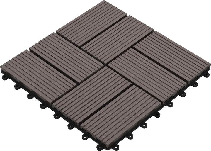 Produktbild vidaXL Terrassenfliese (11x, 30 x 30 cm)