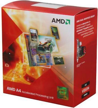 Produktbild AMD A4-3400 Apu, 2c/2t (FM1, 2.70 GHz, 2 -Core)