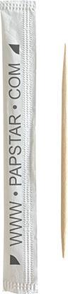 Immagine prodotto Papstar Zahnstocher 6.5cm rund,gehüllt (1000 x)