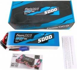 Image du produit Gens Ace LiPo G-Tech 5000mAh 22.2V 45C 6S1P batterie avec prise EC5 (22.20 V, 5000 mAh)