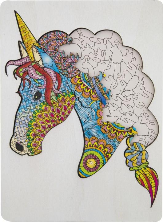 Grafix Wooden Puzzle Unicorn Head 137 pieces FSC (137 pieces)