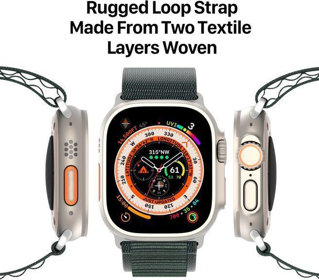 Produktbild Dux Ducis Apple Watch 8 / 7 / 6 / SE / 5 / 4 / 3 / 2 / 1 (41, 40, 38 mm) Armband GS-Version Sportarm (38 mm, 40 mm, 41 mm, Nylon)