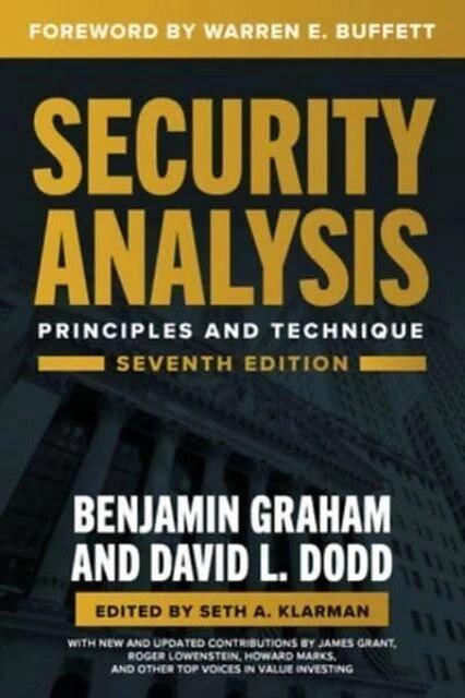 Produktbild Security Analysis 7th Edition (Englisch, Benjamin Graham, David L. Dodd, Seth A. Klarman, 2023)