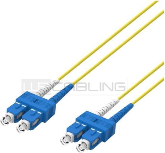 Wp WPC-FP0-9SC-020 Lichtwellenleiterkabel 2 m SC OS2 Gelb (2 m)