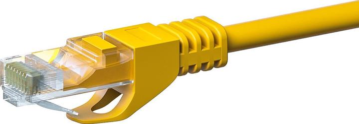 Produktbild Dsit CAT5e Netzwerkkabel, U/UTP, 2 meter, Gelb, 100% Kupfer (UTP, CAT5e, 2 m)