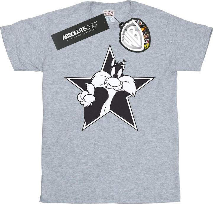 Produktbild Looney Tunes Sylvester Mono Star TShirt (M)