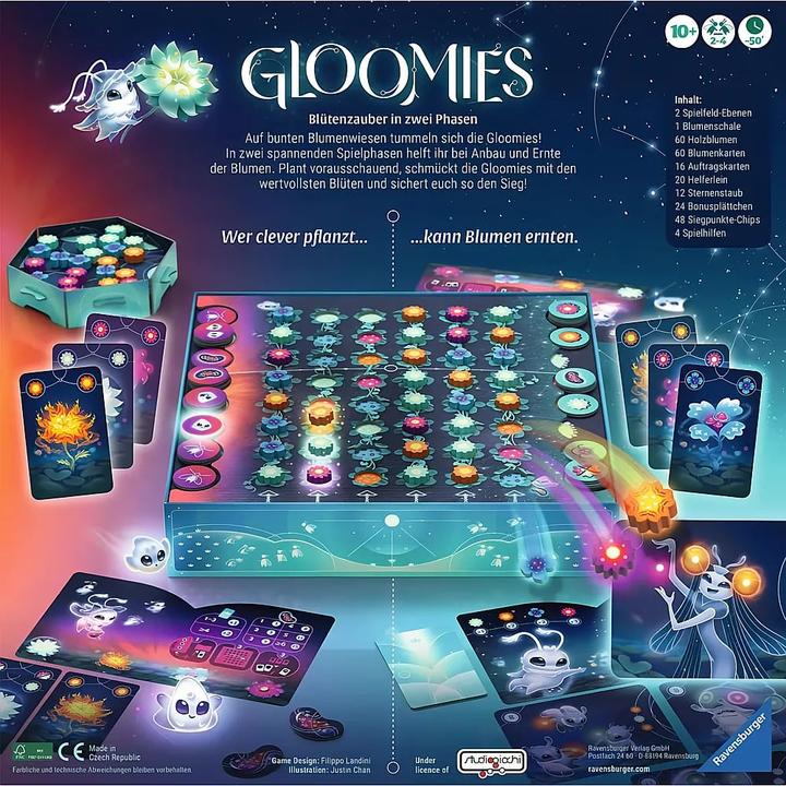 Image du produit Ravensburger 24616 - Gloomies - Jeu de stratégie simple pour familles, adultes et enfants - (Allemand, 2 - 4 Joueur)