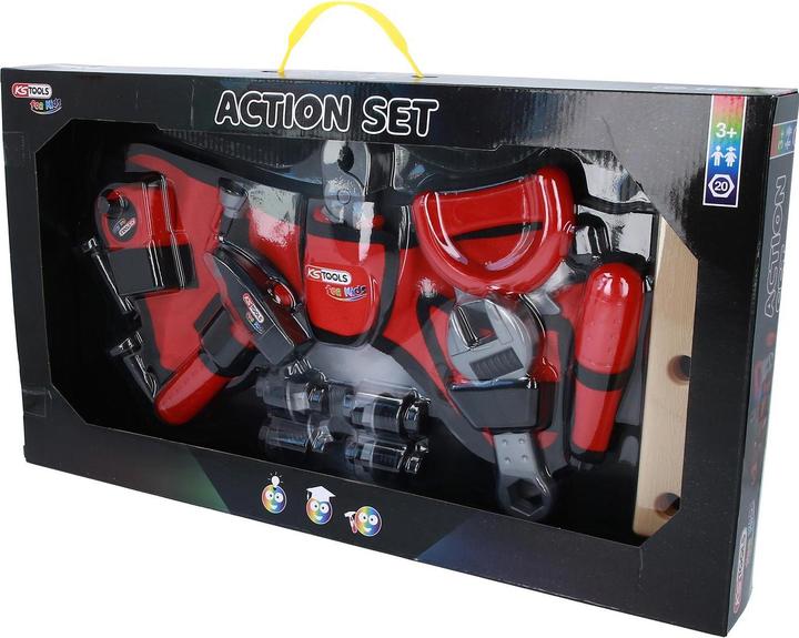 Image du produit KS Tools Jeu d'outils avec ceinture pour enfants, 20 pcs.