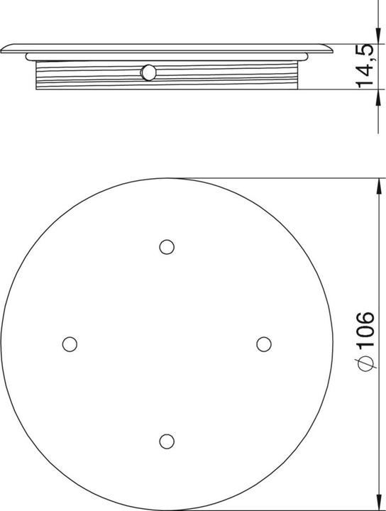 Produktbild OBO Bettermann BABF80 NI Blindabdeckung