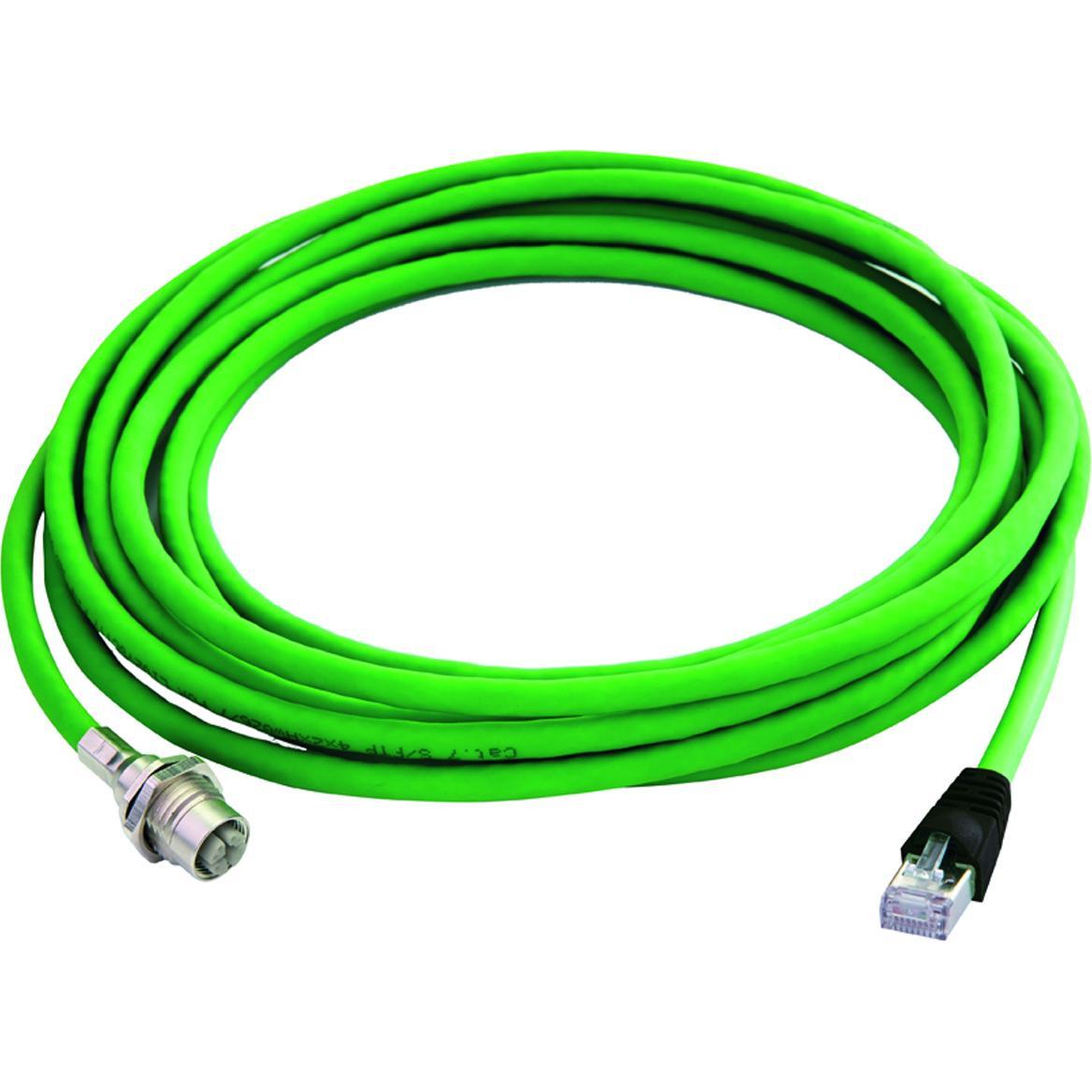 Telegärtner STX M12x1-RJ45 VL X-kod. Cat.6A, Server Zubehör, Grün