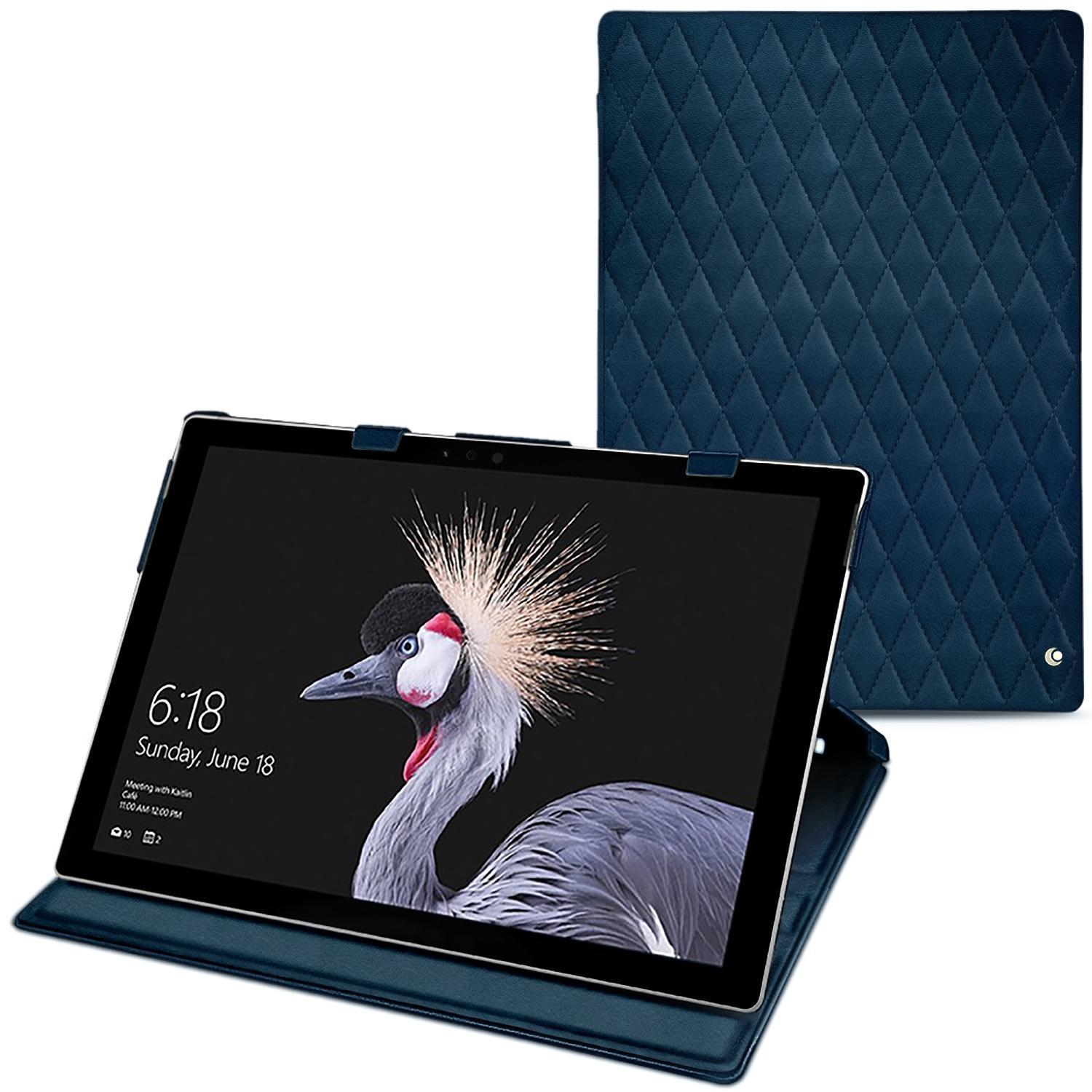Noreve Lederschutzhülle (12.30", Microsoft), Notebooktasche, Blau