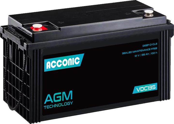 Acconic VDC135 Deep Cycle AGM 135Ah Batterie (135 Ah)