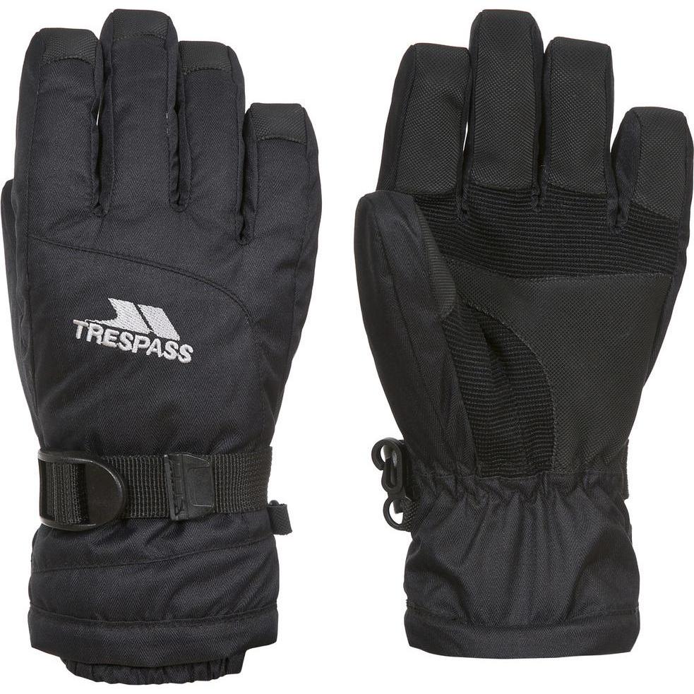 Trespass, Jungen, Handschuhe, SIMMS - Kinderhandschuhe, Schwarz, (2, 4)