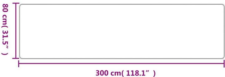 Produktbild vidaXL Teppichläufer (300 x 80 cm)
