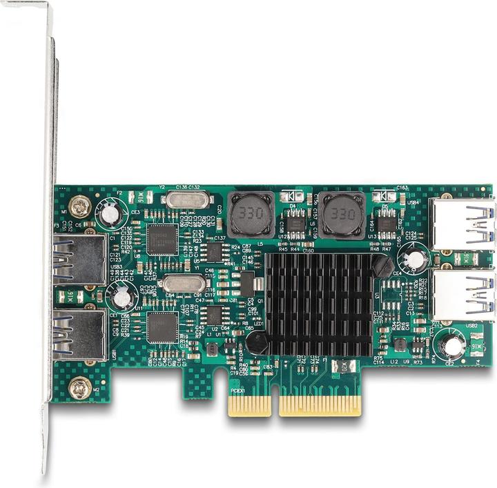 Valeurs nutritives et ingrédients Delock Carte PCI Express x4 vers 2x externe USB 5 Gbps Type-A +