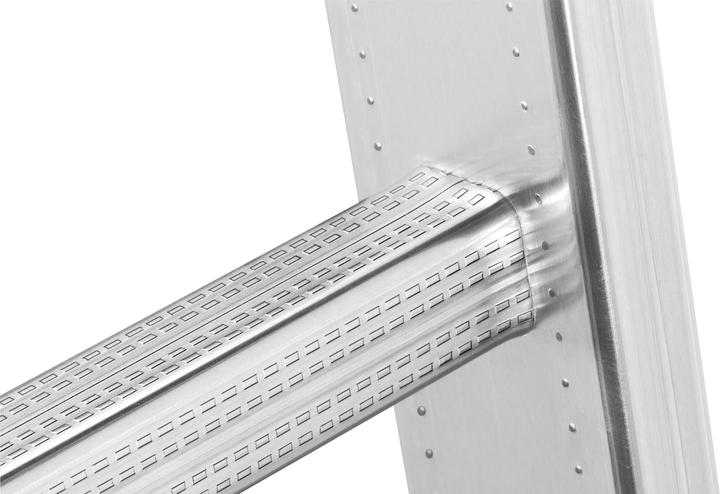 Actual product image Hailo S60 ProfiStep uno, aluminium single ladder, 6 rungs (Single ladder, 80 cm)