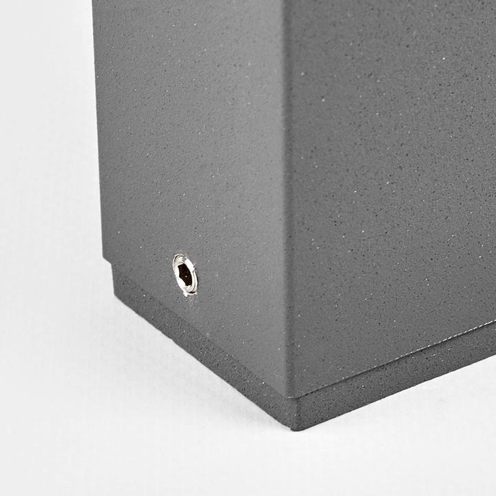 Actual product image Lucande Leya LED outdoor garden light IP54 Graphite (IP54)